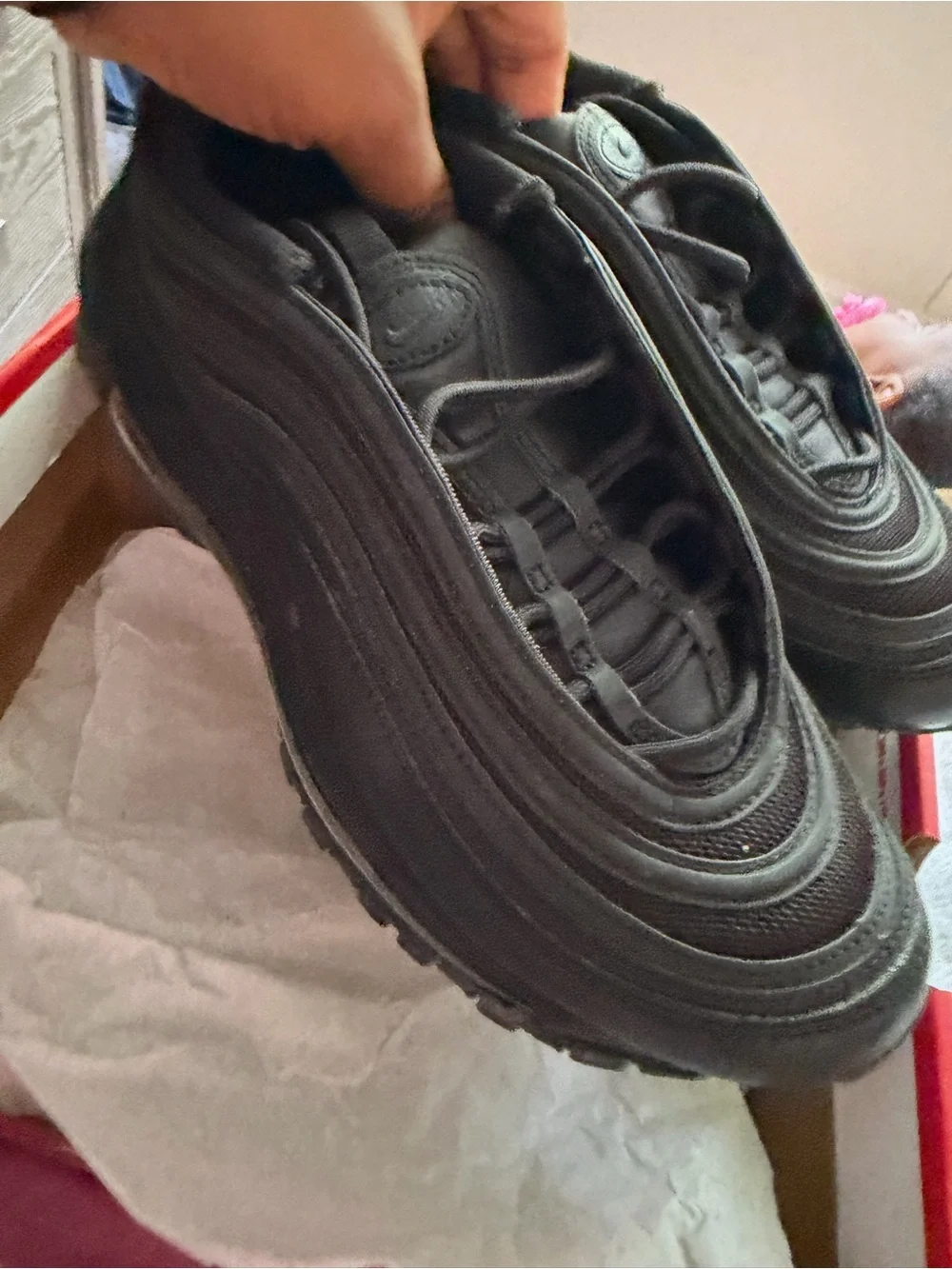Nike women’s Air Max 97 in Black